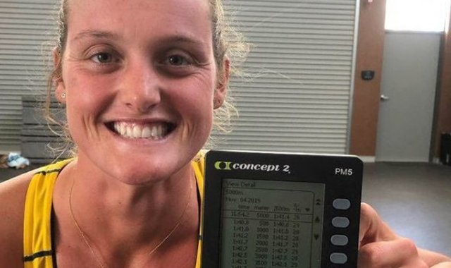 El récord estaba hasta ahora en poder de la estadounidense Esther Lofgren, miembro del equipo campeón del ocho en 2012 en Londres. Cortesía