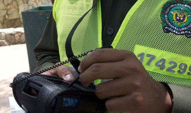 Ayer se esperaba que la Policía Nacional firmara el convenio para dar inicio al control vial en la ciudad. Archivo.