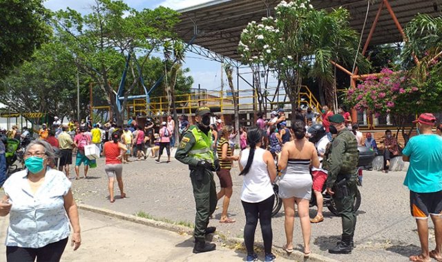 Desórdenes en Alto Pamplonita. Cortesía para La Opinión