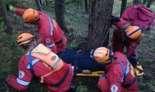 Bomberos en Pamplona. Cortesía