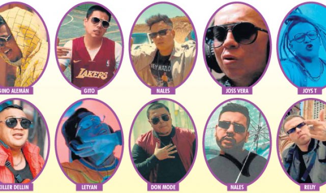 Algunos de los cantantes locales. Cortesía