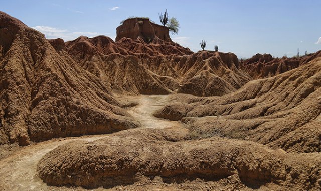 El desierto de la Tatacoa, la segunda zona árida más extensa de Colombia después de la península de La Guajira. Colprensa