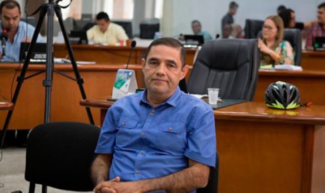 El subcontralor municipal, Francisco Cortés, en una sesión de control político que le adelantó el Concejo el pasado mes de marzo. Juan Pablo Cohen