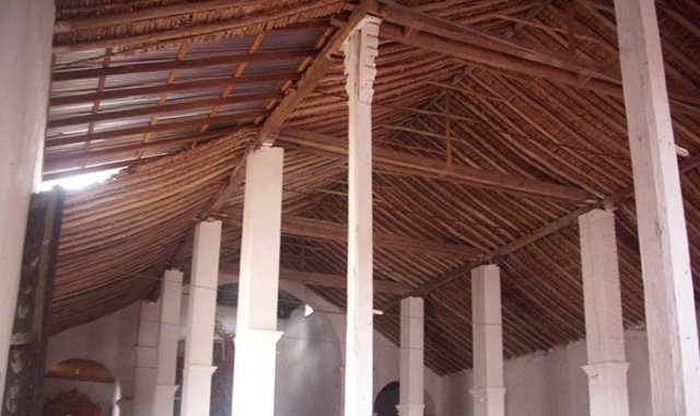 Se están desplomando los techos del histórico templo del corregimiento de Pueblo Nuevo. Los voceros cívicos reclaman una mirada al centro poblado. Cortesía
