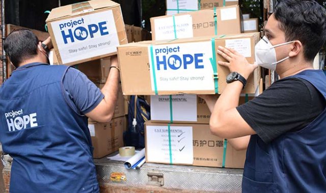 La compañía Project HOPE Colombia donó 56.400 máscaras N-95 al IDS Cortesía/La Opinión