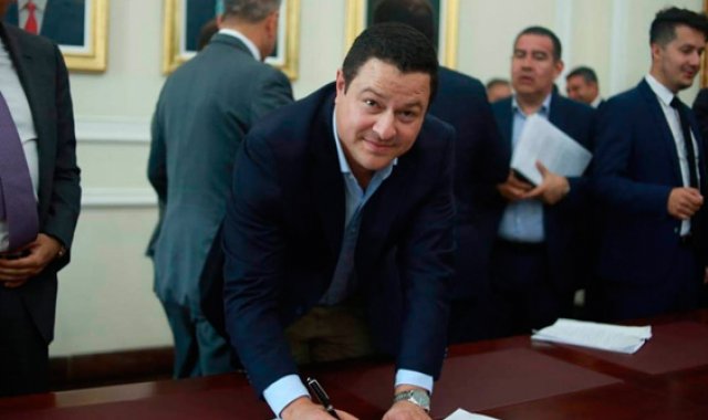 El representante Juan Pablo Celis, del Centro Democrático, cumple su primer periodo como congresista. Cortesía