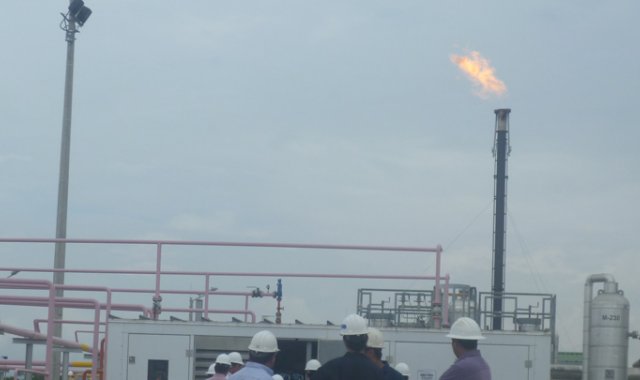 La planta de gas Sardinata suministra 620 mil pies cúbicos diarios de gas natural a empresas que abastecen a 1.800 familias de Tibú y una parte de Cúcuta. Archivo