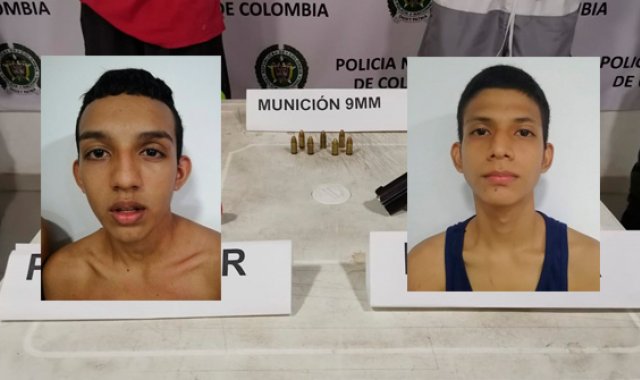 Jhon Wilmer Gaviria Caicedo y Dayron Stewar Caicedo Uribe. Cortesía