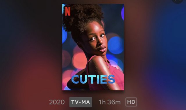 Tras ser acusado por su contenido,  Netflix retiró la imagen original que patrocinaba la película.  Cortesía