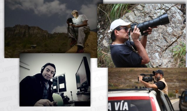 José David Correa, Jhon Freddy Higuera, William Muñoz Bernal y Argemiro Daza Salazar. Cortesía