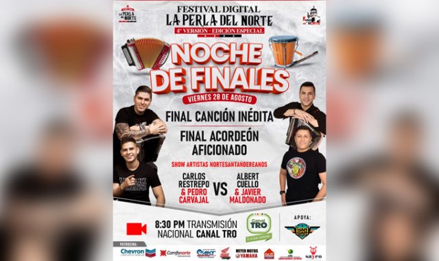 El sábado 29 de agosto será el concierto de cierre. Cortesía