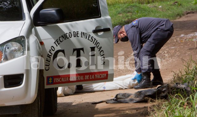 Según los pobladores de la zona, el hombre asesinado no es reconocido en el lugar.  Alfredo Estévez