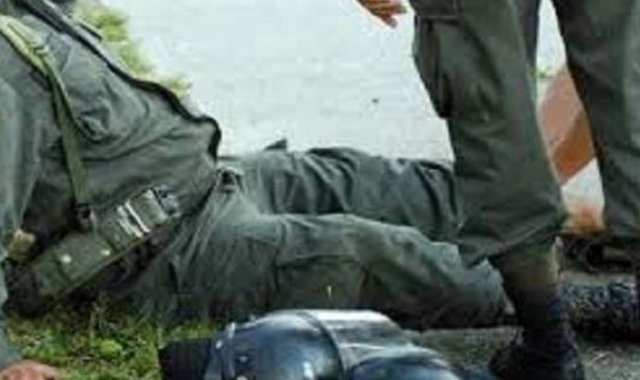 Policía Herido (foto referencial) Internet