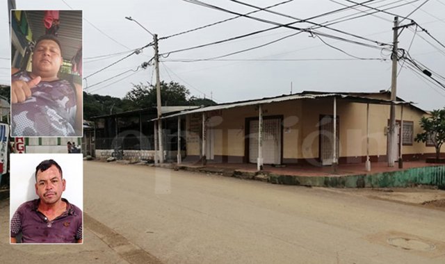 En inmediaciones de esta calle del barrio Los Olivos ocurrió la riña de los dos hombres.  Fotografías  (superior) Leonardo Vargas Escalante  (Inferior) Nelson Sepúlveda Ropero. Laura Serrano / La Opinión
