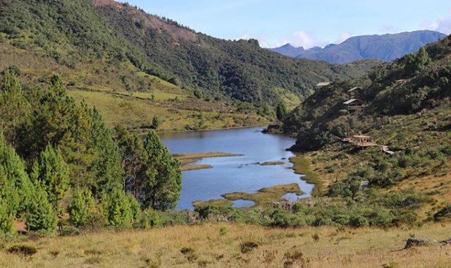 No se admiten visitantes a la laguna de Cácota. Cortesía