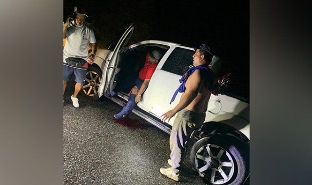 La camioneta en la que viajaban las víctimas fue impactada en al menos 25 oportunidades. Cortesía
