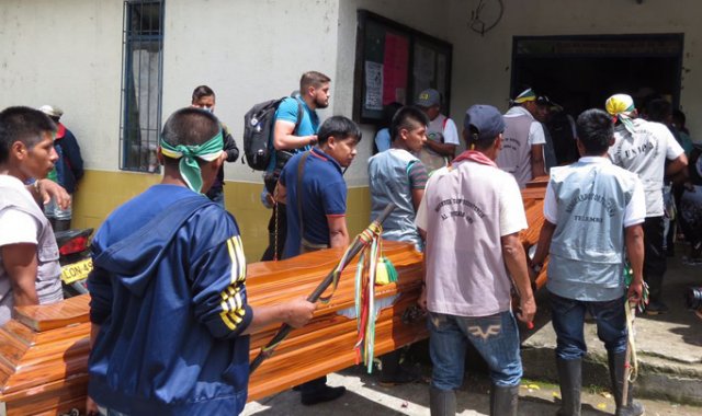 Se teme que en las próximas horas se registre un desplazamiento masivo. Colprensa