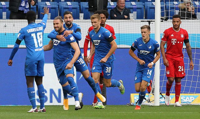Luego de casi 10 meses, el Bayern Múnich cayó ante el Hoffenheim.  AFP