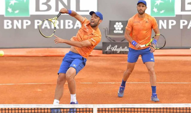 Juan Sebastián Cabal y Robert Farah, líderes del ránking ATP de dobles. Cortesía Fedecoltenis