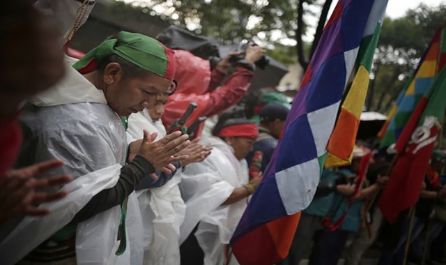 Los indígenas esperan una reunión con el presidente Iván Duque. Colprensa
