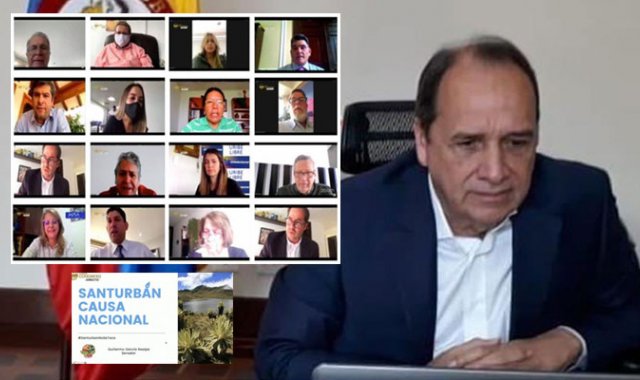 Durante más de 11 horas estuvo reunido el Senado de la República para el debate de control político en defensa del páramo de Santurbán. Twitter