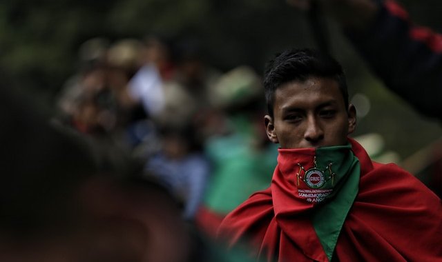 Gran Marcha Nacional por la vida la dignidad y la paz. Colprensa