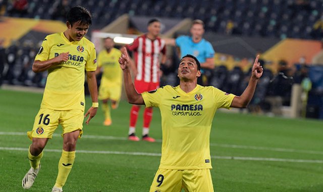 Carlos Bacca anotó un gol y falló un penal en la victoria del Villareal 5-3 ante Sivasspor de Turquía. AFP