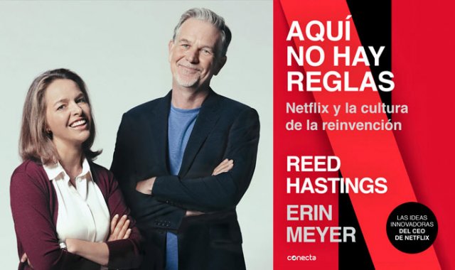 Erin Meyer y Reed Hastings. Cortesía Penguin Random House Grupo Editorial (Conecta)