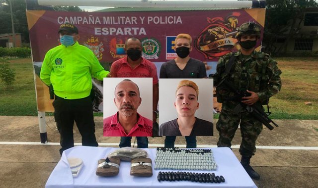 Óscar y Kervis Brito fueron detenidos con cocaína y marihuana. Policía