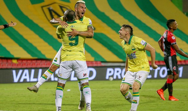 John Pérez marcó al minuto 83 el tanto que le dio la victoria al Bucaramanga.  Dimayor