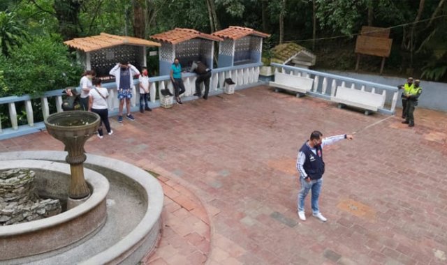 Feligreses piden que abran el santuario del Agua de la Virgen. Cortesía