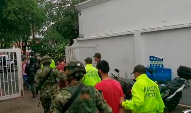 La banda tendrá que responder por extorsión, homicidios y porte ilegal de armas. Policía