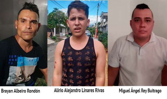 A cada uno de estos hombres los sindican de ser responsables de un homicidio. Cortesía para La Opinión