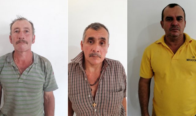 Francisco Contreras, Pablo Contreras y Manuel Contreras. Policía Nacional