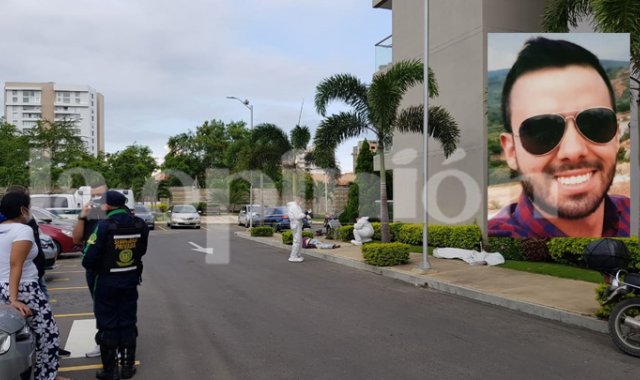El ingeniero Brian Nicolás Quevedo Barrios murió en el conjunto residencial ubicado en Los Patios. Cortesía