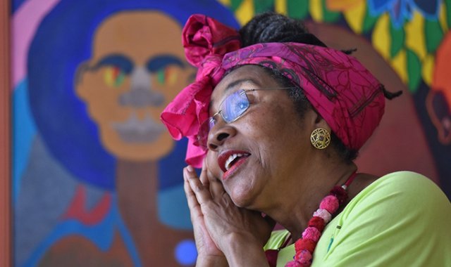 La artista chocoana ha compartido escenarios con agrupaciones como Chocquibtown, Herencia de Timbiquí o Guayacán. Cortesía