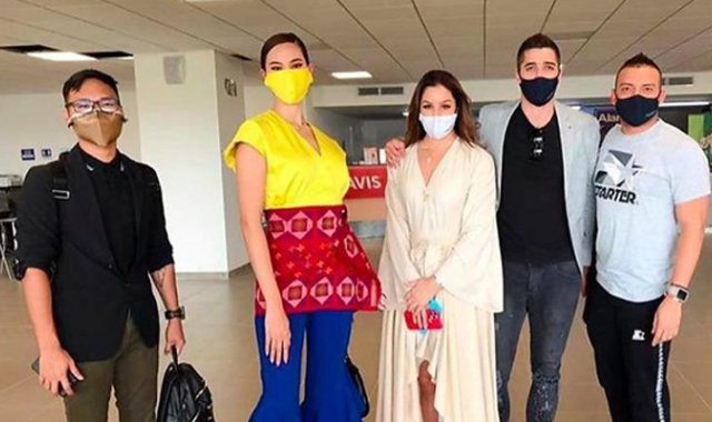 Catriona Gray en Colombia. Colprensa