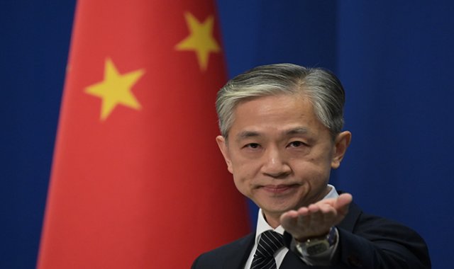 El portavoz del Ministerio de Relaciones Exteriores de China, Wang Wenbin. AFP
