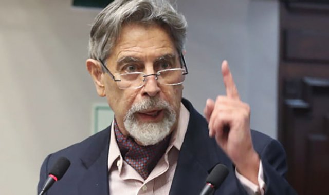 Sagasti, del centrista Partido Morado, debe completar el actual periodo de gobierno, que culmina el 28 de julio de 2021. AFP