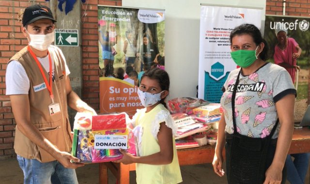 Con estas entregas se han impactado a más de 32.086 niños y niñas en el país. Cortesía