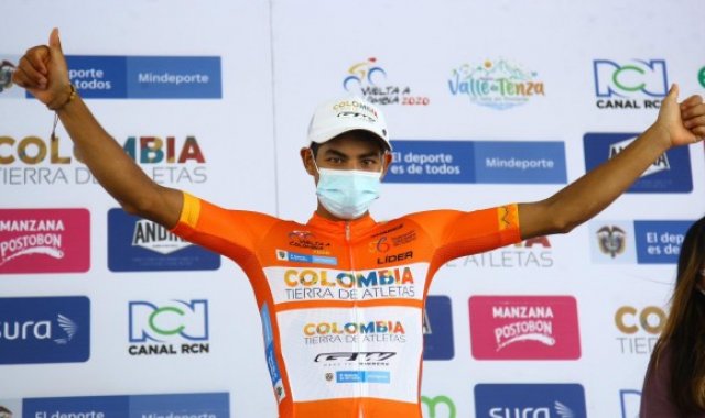 Diego Camargo, ganador de la Vuelta a Colombia 2020 Cortesía Colombia tierra de atletas