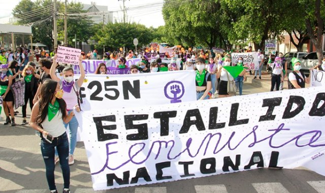 25N: Colectivos llaman a movilizarse en señal de lucha contra la violencia de género. Alfredo Estévez / La Opinión