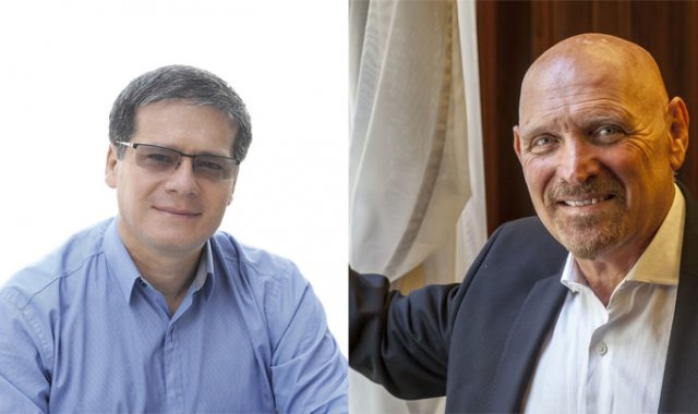 Alberto Arébalos, CEO de  Lawson MileniumGroup, y Jorge Lawson. Cortesía