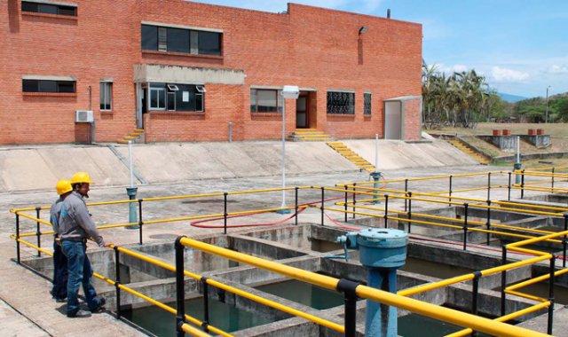 Planta de tratamiento de El Pórtico, que capta el agua del río Pamplonita. Archivo / La Opinión