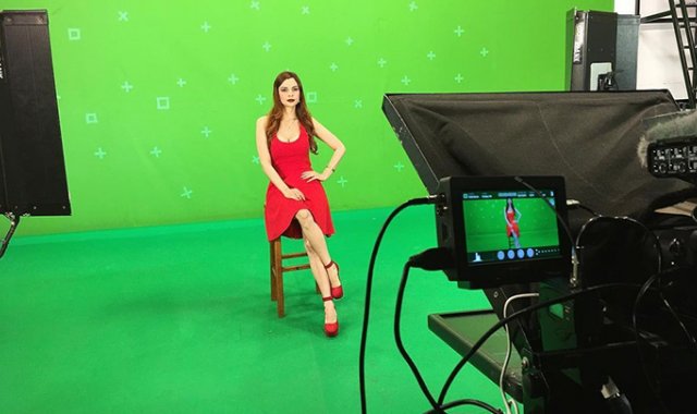 Una grabación para Costa Rica, Panamá, Miami y Colombia del noticiero ‘Impacto mundo’ Cortesía