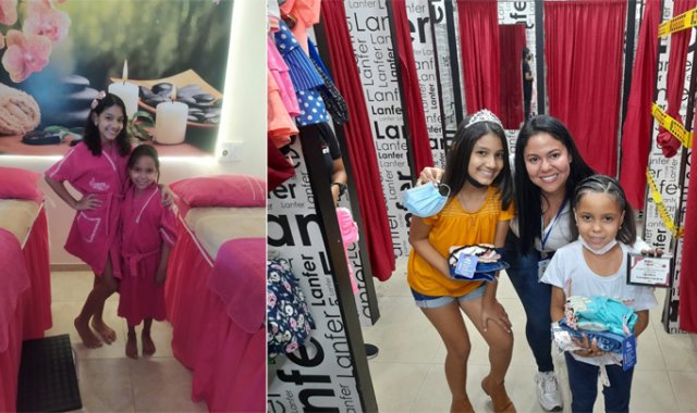 A su corta edad, Nicol Ramírez y Ashly Guerrero luchan contra el cáncer.  Cortesía