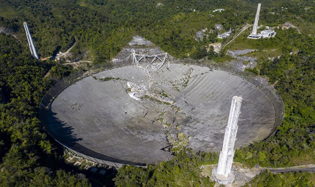 Arecibo era también uno de los principales radares para observar los asteroides que se acercaban a la Tierra. AFP