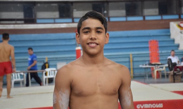 Ángel Barajas, gimnasta cucuteño. Colprensa