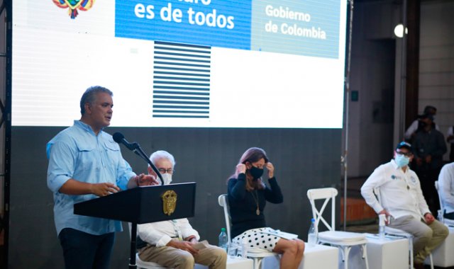 El presidente Iván Duque dijo en Cúcuta que, por ahora, no habrá reapertura de la frontera con Venezuela.  Juan Pablo Cohen