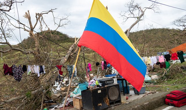 Estragos dejados por el huracán Iota en Providencia. Colprensa
